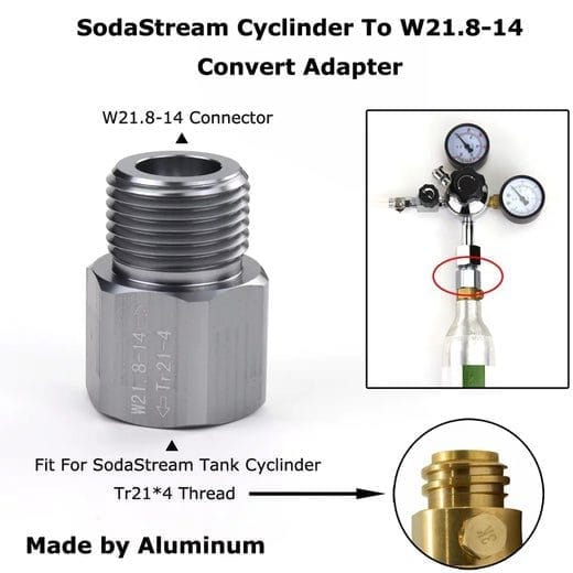 CO2 SodaStream adapteri