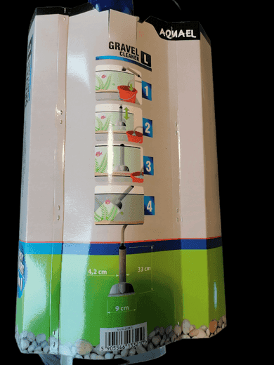 GRAVEL & GLASS CLEANER L 330MM