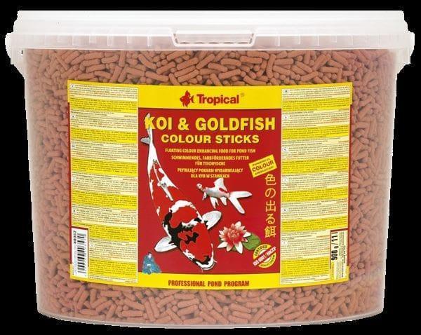 KOI & GOLDFISH COLOUR STICKS 11 ltr (900g) ulkoallaskaloille